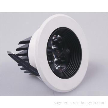 3W anti-dazzle LED ceiling lights black-white